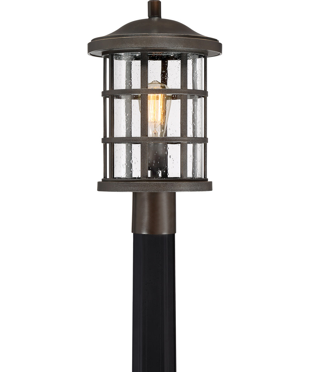 Crusade Large 1-light Outdoor Post Light  Coastal Armour Palladian Bronze