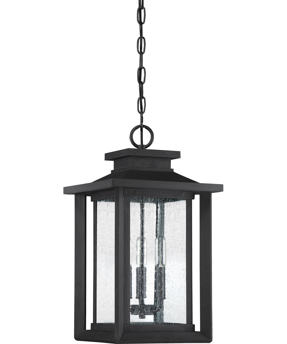 Wakefield Large 3-light Outdoor Pendant Light  Coastal Armour Earth Black