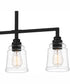 McIntire Small 4-light Island Light Matte Black