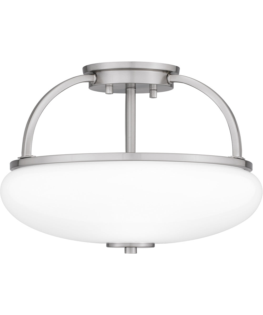 Easton 3-light Semi Flush Mount Brushed Nickel