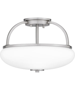 Easton 3-light Semi Flush Mount Brushed Nickel