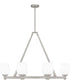 Penning Medium 6-light Island Light Brushed Nickel