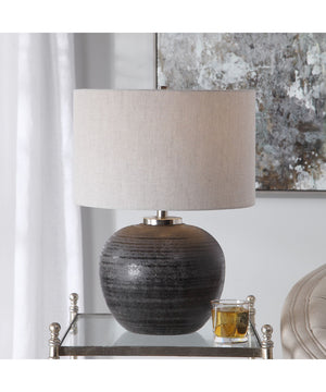 Mikkel Charcoal Table Lamp