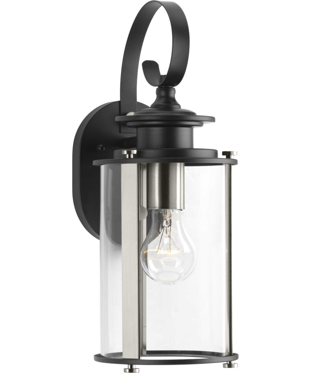 Squire 1-Light Small Wall Lantern Matte Black