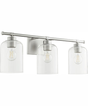 Tribute 3-light Bath Vanity Light Satin Nickel