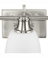 Preston 3-Light Coastal Bath Vanity Light Brushed Nickel