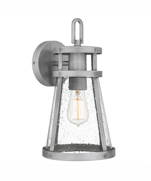 Barber Medium 1-light Outdoor Wall Light Coastal Armour Aluminum Antique Brushed Aluminum