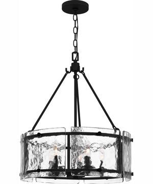 Fortress 5-light Pendant Earth Black