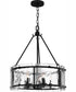 Fortress 5-light Pendant Earth Black