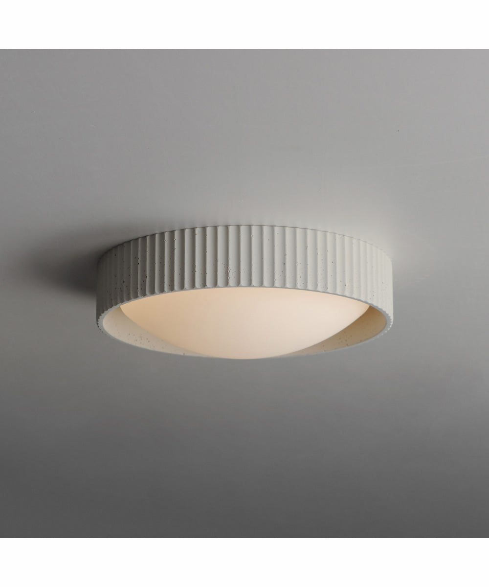 Souffle 14 inch LED Flush Mount Chaulk White