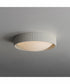 Souffle 14 inch LED Flush Mount Chaulk White