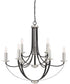 Alana 9-light Chandelier Mystic Black