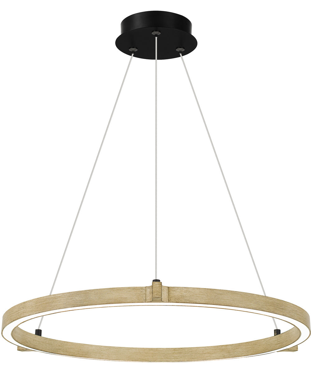 Soma  Pendant Whitewashed Walnut