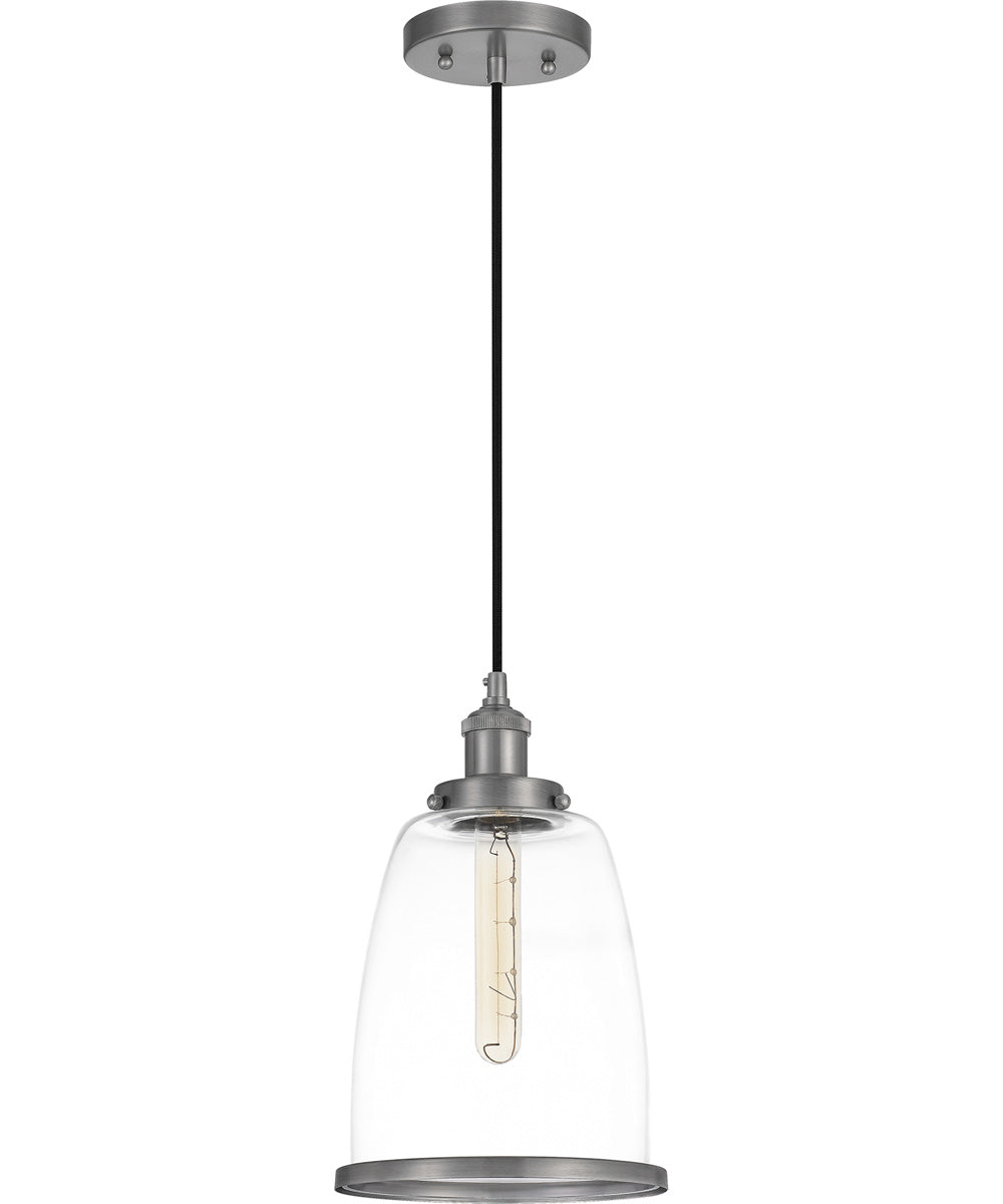 Leo Small 1-light Mini Pendant Antique Nickel
