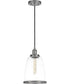 Leo Small 1-light Mini Pendant Antique Nickel