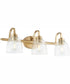 Reyes 3-light Bath Vanity Light Aged Brass