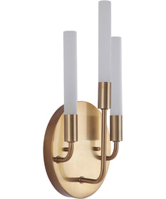 Valdi 3-Light LED Wall Sconce Satin Brass