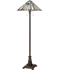 Maybeck Medium 2-light Floor Lamp Valiant Bronze