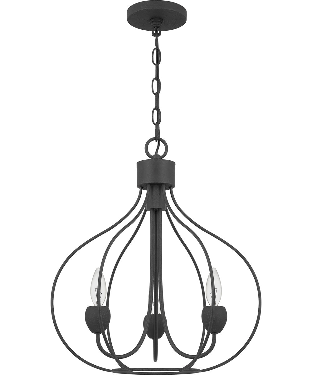 Walsh 3-light Pendant Grey Ash