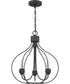 Walsh 3-light Pendant Grey Ash