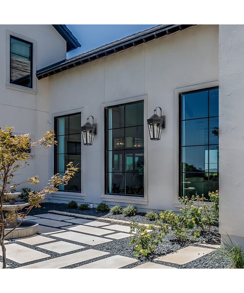 Oxford Outdoor 1-Light Wall Sconce Large Black