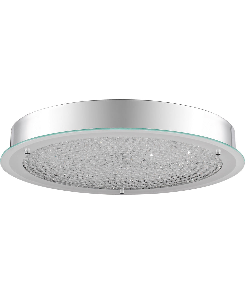 Blaze Large Flush Mount Polished Chrome
