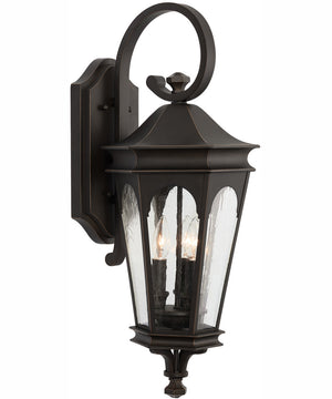 Inman Park 3-Light Outdoor Wall-Lantern Rain or Shine - Oiled Bronze