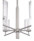 Hailie 6-Light Chandelier Satin Nickel