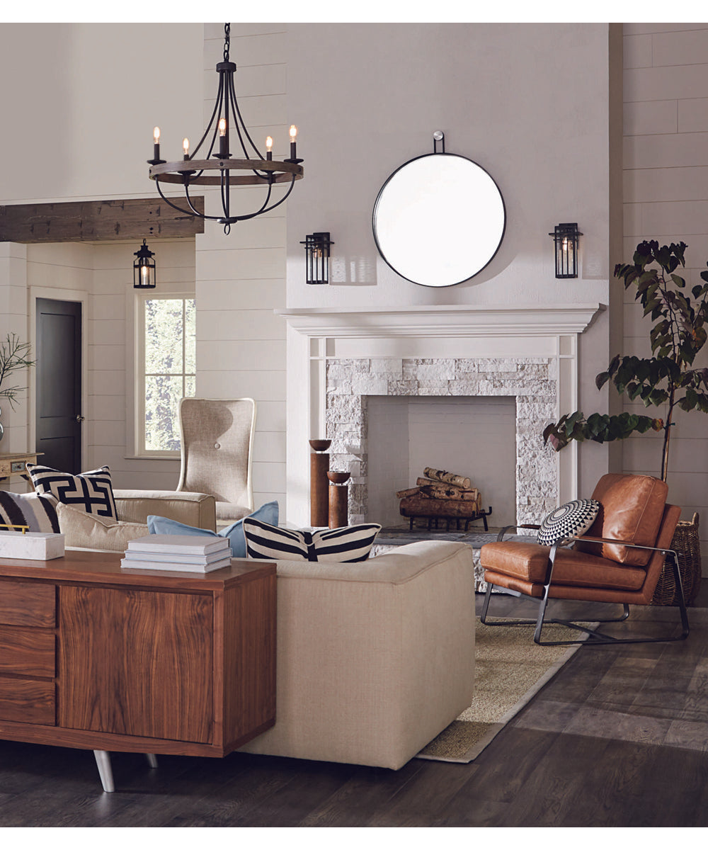 Gulliver 5-Light Coastal Chandelier Light Graphite