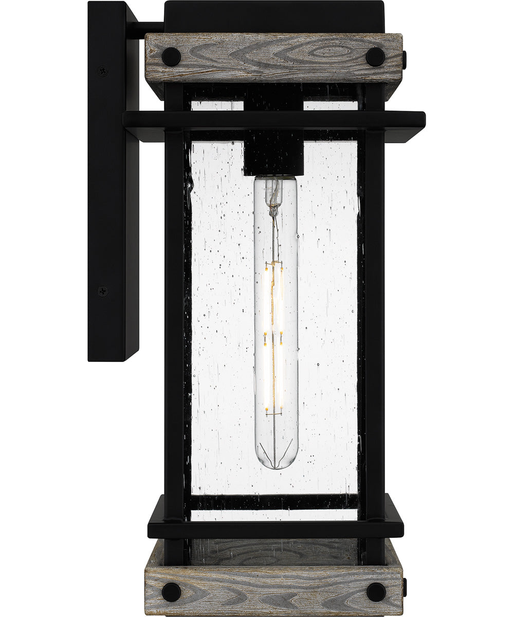 Strader Medium 1-light Outdoor Wall Light Matte Black