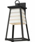 Shutters Vivex 1-Light Medium Outdoor Wall Sconce White / Black
