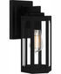 Mesnick Small 1-light Outdoor Wall Light Matte Black