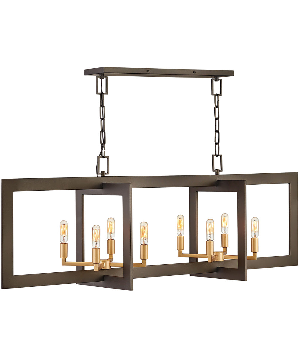 48" Anders 8-Light Linear in Metallic Matte Bronze