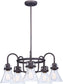 24"W Seafarer 5-Light Chandelier Oil Rubbed Bronze