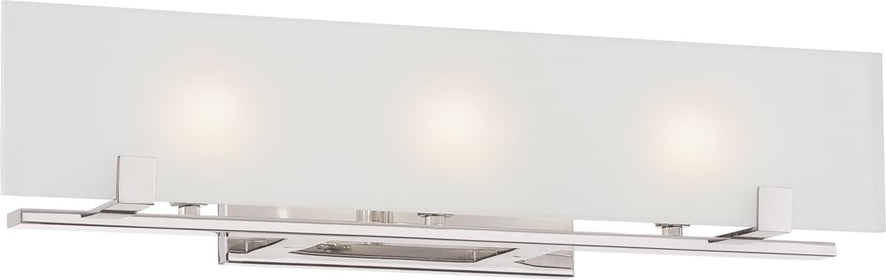 24"W Lynne 3-Light Vanity & Wall Polished Nickel