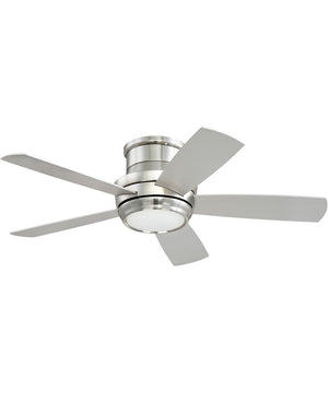 Tempo Hugger 44" 1-Light LED Ceiling Fan (Blades Included) Brushed Polished Nickel
