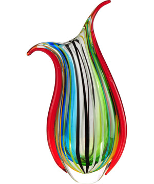 Cambay Hand Blown Art Glass Vase