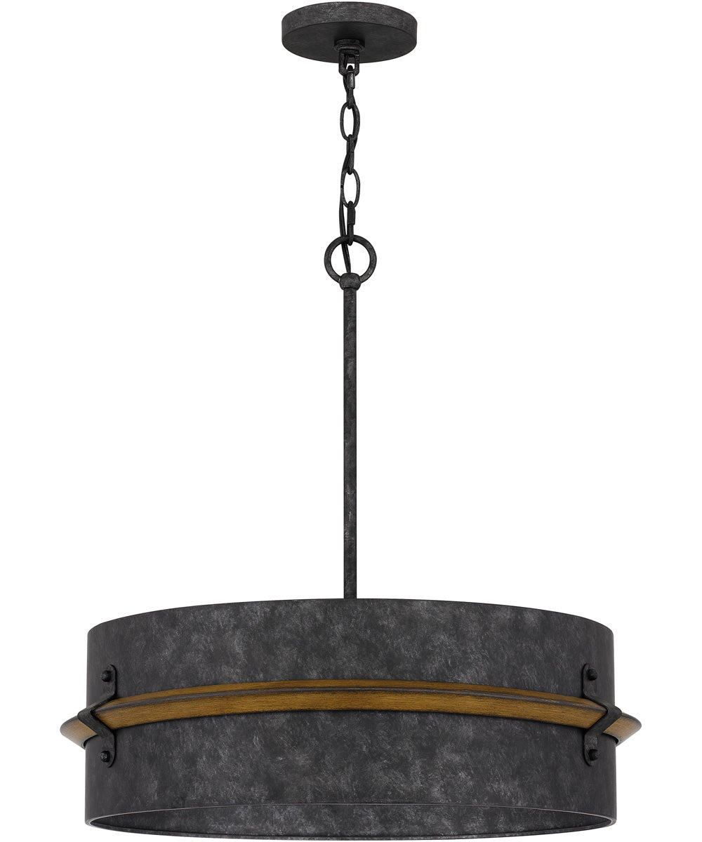 Lariat 3-light Pendant Old Black Finish