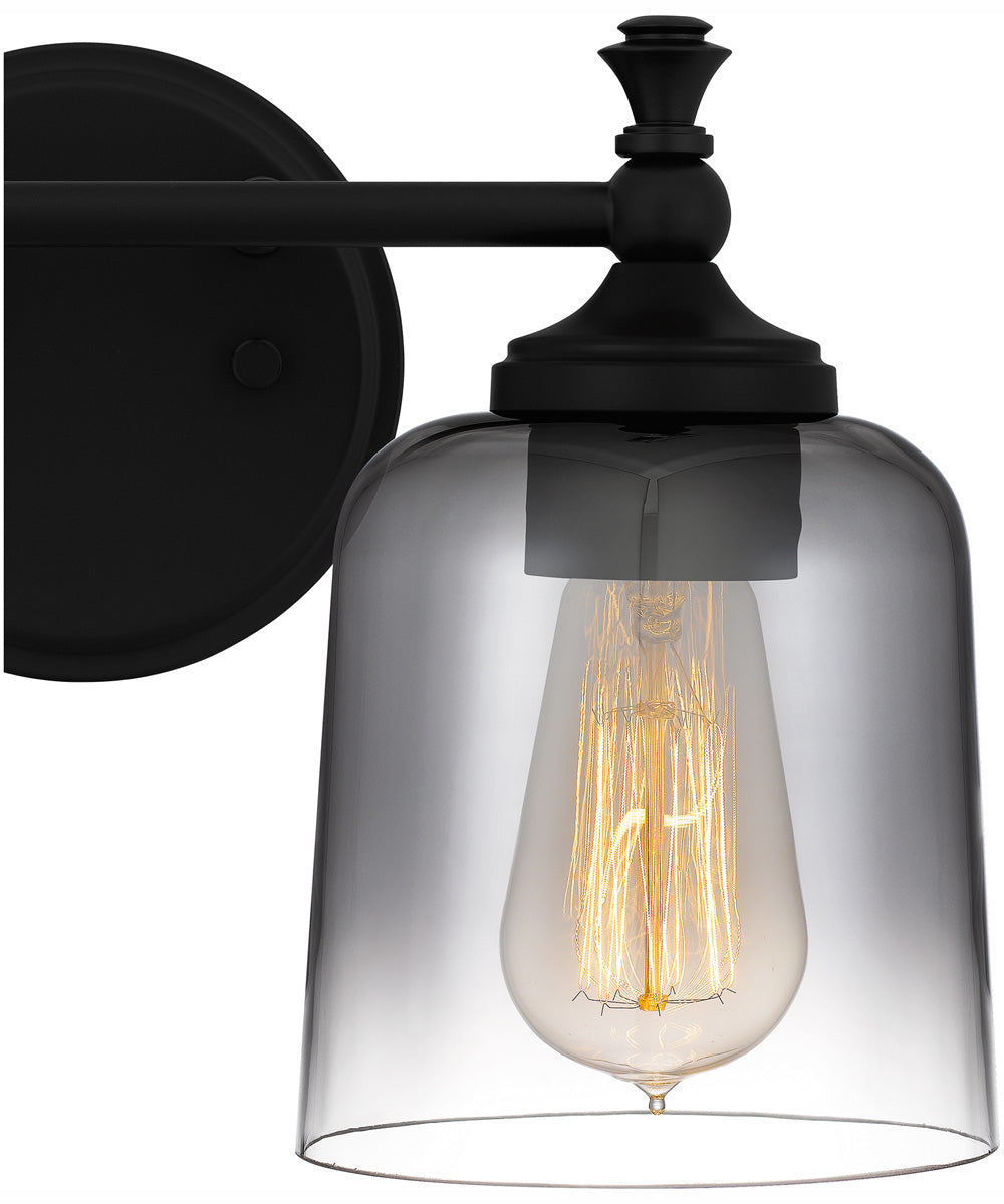 Jenson Medium 2-light Bath Light Matte Black