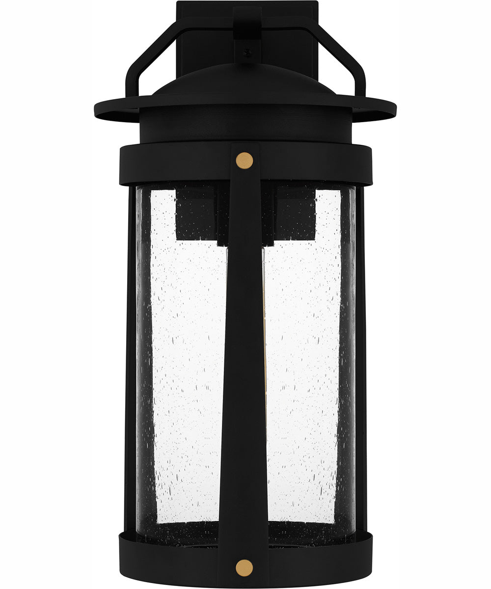Clifton Large 1-light Outdoor Wall Light  Coastal Armour Aluminum Earth Black