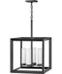 Rhodes 4-Light LED Medium Outdoor Single Tier in Brushed Graphite