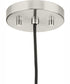Cofield 1-Light Transitional Pendant Brushed Nickel