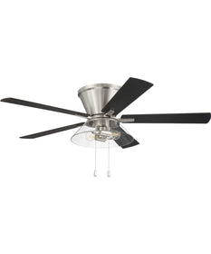 52" Insight 2-Light Ceiling Fan (Blades Included) Brushed Polished Nickel