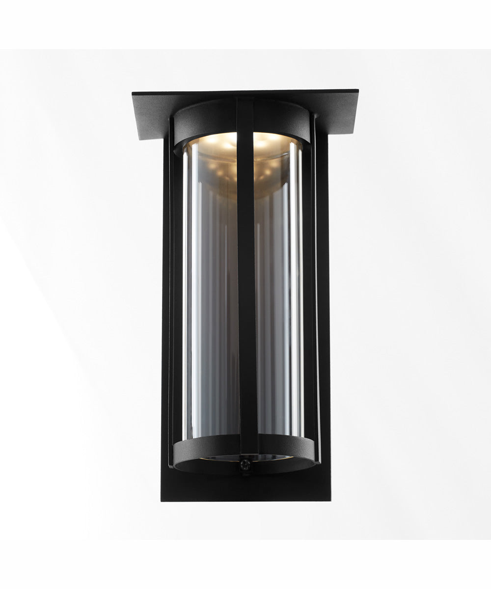 Abram 1-light LED Outdoor Wall Lantern Textured Black