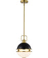 Everton 1-Light Pendant Matte Black