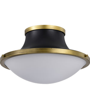 Lafayette 3-Light Close-to-Ceiling Matte Black