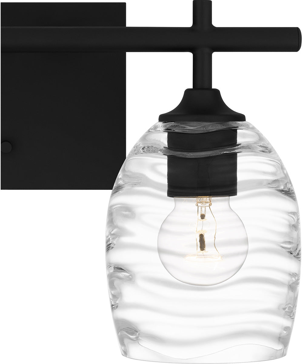 Lucy Medium 2-light Bath Light Matte Black