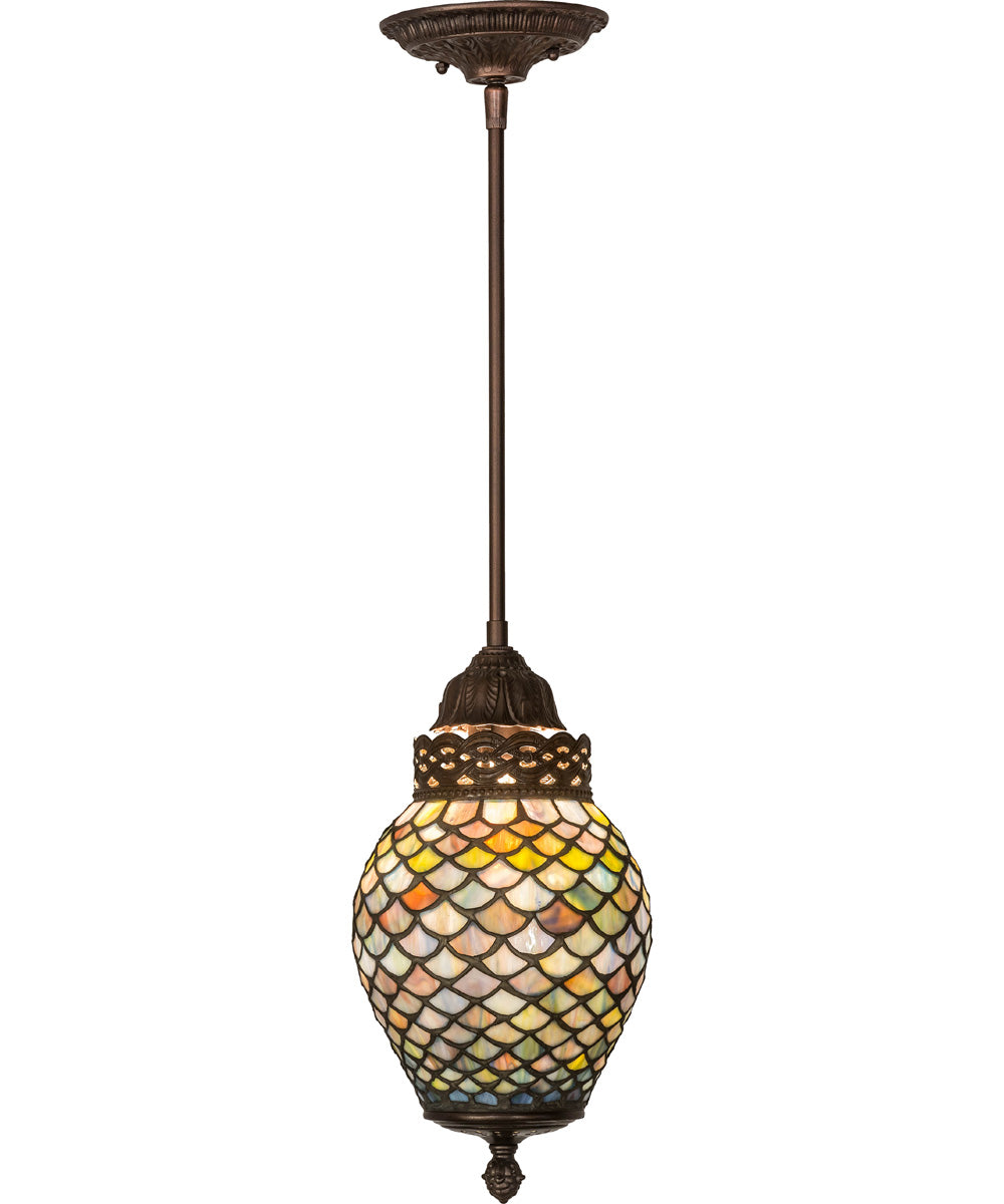 7"W Tiffany Fishscale Mini Pendant