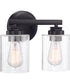 Bolden 2-Light Bath Vanity Light Flat Black