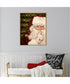 Framed Secret Santa by Patricia Pinto Canvas Wall Art Print (23  W x 28  H), Sylvie Gold Frame